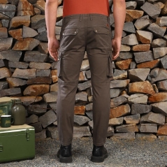 Genuine Apparel ROYAL ENFIELD Ride Max Cargo Trouser V2 - Brown | re_RLATRS231424 | euronetbike-net