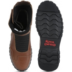 Genuine Apparel ROYAL ENFIELD E-39 Short Riding Boot - Brown | re_RRGBOA220013 | euronetbike-net