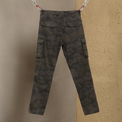 Genuine Apparel ROYAL ENFIELD Safari Cargo - Olive Camo | re_RLATRS231502 | euronetbike-net