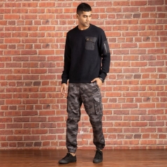 Genuine Apparel ROYAL ENFIELD Royal Enfield Camo Cargo Jogger - Grey | re_RLATRA221490 | euronetbike-net