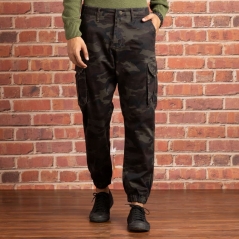 Genuine Apparel ROYAL ENFIELD Royal Enfield Camo Cargo Jogger - Brown | re_RLATRA221495 | euronetbike-net