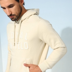 Genuine Apparel ROYAL ENFIELD Speedster Hoodie - Ecru | re_RLASSA230750 | euronetbike-net