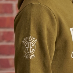 Genuine Apparel ROYAL ENFIELD Royal Enfield Wd / Co Hoodie - Olive Branch | re_RLASSA222024 | euronetbike-net
