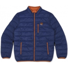 Genuine Apparel ROYAL ENFIELD Reversible Jacket - Orange/Navy | re_RLAJKA211382 | euronetbike-net