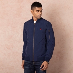 Genuine Apparel ROYAL ENFIELD Royal Enfield Re Born Jacket - Navy | re_RLAJKL000091 | euronetbike-net