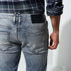 Genuine Apparel ROYAL ENFIELD Polar Washed Jeans - Ice Indigo | re_RLAJNA231063 | euronetbike-net