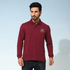 Genuine Apparel ROYAL ENFIELD Enduro Polo - Burgundy | re_RLATSA230447 | euronetbike-net