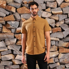 Genuine Apparel ROYAL ENFIELD Royal Enfield Mlg Adventurer Shirt - Tan | re_RLASHS231105 | euronetbike-net