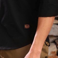 Genuine Apparel ROYAL ENFIELD Royal Enfield Mlg Performance Shirt - Black | re_RLASHS231114 | euronetbike-net