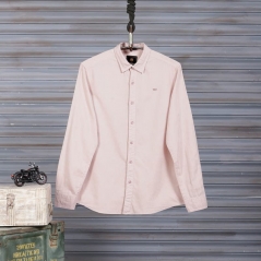 Genuine Apparel ROYAL ENFIELD Cotton Linen Shirt - Old Rose | re_RLASHS231208 | euronetbike-net