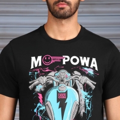Genuine Apparel ROYAL ENFIELD Royal Enfield Mo Powa Tshirt - Black | re_RLATSS221577 | euronetbike-net