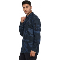 Genuine Apparel ROYAL ENFIELD Laser Camo Shirt - Camo | re_RLASHN000309 | euronetbike-net