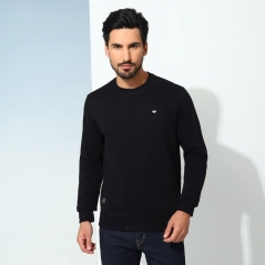 Genuine Apparel ROYAL ENFIELD Conquerer Sweatshirt - Black | re_RLASSA230707 | euronetbike-net