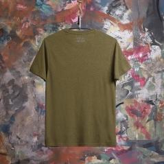 Genuine Apparel ROYAL ENFIELD Head Turner T-Shirt - Olive Melange | re_RLATSS231615 | euronetbike-net