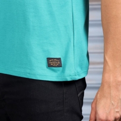 Genuine Apparel ROYAL ENFIELD Royal Enfield Graphic T-Shirt - Teal | re_RLATSS231739 | euronetbike-net