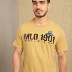 Genuine Apparel ROYAL ENFIELD Military Pride T-Shirt - Musturd Nep | re_RLATSS222302 | euronetbike-net