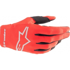 Alpinestars Alpinestars Off Road Red/Silver Mens Radar Gloves | 3561824-385 | alp_3561824-385-2X | euronetbike-net