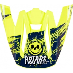 Alpinestars Alpinestars Navy/Yellow Supertech M5 Helmet Visor | 8987023-7455-OS | alp_8987023-7455-OS | euronetbike-net