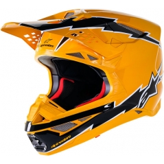 Alpinestars Alpinestars Off Road Black/Yellow Supertech M10 Helmet | 8300623-1414 | alp_8300623-1414-XL | euronetbike-net