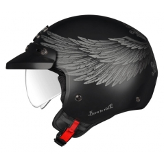Nexx helmets NEXX Urban Helmet Y.10 EAGLE RIDER BLACK.GREY MT, Size: XS | 01Y1001421157 | nexx_01Y1001421157-XXS | euronetbike-net