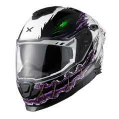 Nexx helmets NEXX Sport Helmet Y.100R NIGHT RIDER WHITE, Size: XS | 01YR100410018 | nexx_01YR100410018-2XL | euronetbike-net