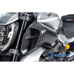 Ilmberger Carbon Ilmberger Left air tube cover Ducati Diavel V4 from 2023 matt | LKL.101.DI23M.K | ilm_LKL_101_DI23M_K | euronetbike-net