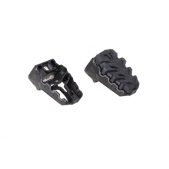 SW-Motech SW MOTECH EVO footrest kit. Black. Ducati Multistrada V4 / V2, DesertX. | FRS.22.112.10201/B | sw_FRS_22_112_10201B | euronetbike-net