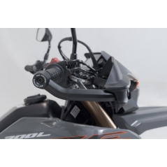 SW-Motech SW MOTECH Adventure handguard kit. Black. Honda CRF300L, Triumph Scrambler 400X. | HDG.00.220.34400/B | sw_HDG_00_220_34400B | euronetbike-net