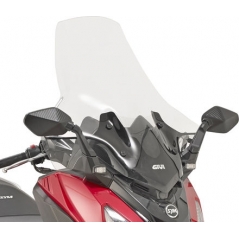 GIVI Parts Givi Windscreen for SYM Cruisym 300, Joymax Z 300, clear screen, dim HxW 78x70,5cm, 21cm higher than oe screen | 7056DT | givi_7056DT | euronetbike-net