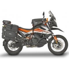 GIVI Parts Givi Windscreen for KTM 390/790/890 Adventure, color light smoke, HxW 35x46 cm, D7711KIT fitting kit required to install | 7710D | givi_7710D | euronetbike-net