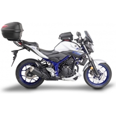 GIVI Parts Givi Screen for Yamaha MT-03 16-19, color black with smoke screen, dim. HxW 28x38 cm, fitting kit included | A2127 | givi_A2127 | euronetbike-net