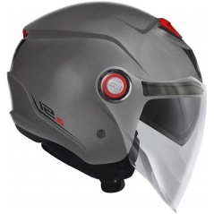 GIVI Parts Givi Jet helmet 12.5 SOLID COLOR Matte Titanium, Size 58/M | H125BG76858 | givi_H125BG76858 | euronetbike-net