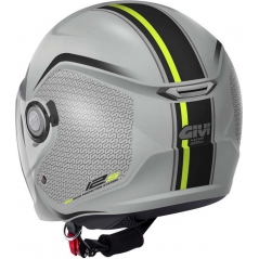 GIVI Parts Givi Jet helmet 12.5 GRAPHIC TOUCH Matte Grey/Yellow, Size 58/M | H125FTHGY58 | givi_H125FTHGY58 | euronetbike-net