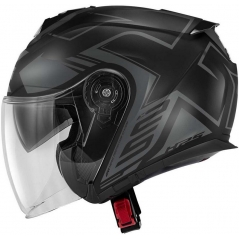 GIVI Parts Givi Jet helmet X.25 TRACE Matte Black/Titanium, Size 60/L | HX25FTCBK60 | givi_HX25FTCBK60 | euronetbike-net
