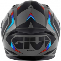 GIVI Parts Givi Full face helmet 50.8 MACH1 Matte Grey/Black/Red, Size 56/S | H508FMHGR56 | givi_H508FMHGR56 | euronetbike-net
