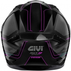GIVI Parts Givi Full face helmet 50.9 ENIGMA Black/Titanium/Pink, Size 58/M | H509FNGBP58 | givi_H509FNGBP58 | euronetbike-net