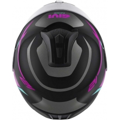 GIVI Parts Givi Flip-up helmet X.21 EVO NUMBER LADY Matte Black/Titanium/Pink, Size 58/M | HX21RNBBP58 | givi_HX21RNBBP58 | euronetbike-net