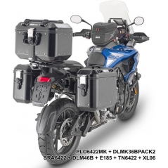 GIVI Parts Givi Triumph Tiger 1200 GT Aluminum Rear Rack specific for Monokey top case | SRA6422 | givi_SRA6422 | euronetbike-net