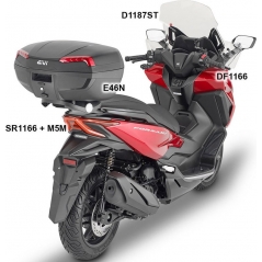 GIVI Parts Givi Windscreen D1187ST for Honda Forza 125 21-, Forza 350, dim. HxL 58x47 cm, color Clear, fits oe headlight fairing | D1187ST | givi_D1187ST | euronetbike-net