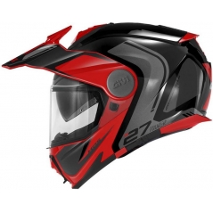 GIVI Parts Givi Flip-up helmet X.27 TOURER GRAPHIC Black/Red, Size 63/XXL | HX27RTRBR63 | givi_HX27RTRBR63 | euronetbike-net
