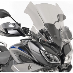GIVI Parts GIVI Windshield tinted, 550 mm high, 465 mm wide for Yamaha Tracer 900 / 900 GT (18-20), without ABE | D2139S | givi_D2139S | euronetbike-net