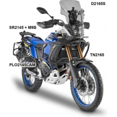 GIVI Parts Givi Windscreen for Yamaha Tenere 700 World Raid, color Clear, dim. HxW 52 x 43 cm, 22,5 CM higher than oe, fits oe headlight fairing | D2165ST | givi_D2165ST | euronetbike-net