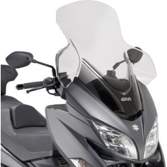 GIVI Parts Givi Windscreen for Suzuki Burgman 400 18-, color Clear, dim. HxW 75 x 67 cm, 21 cm higher than oe, fits oe headlight fairing | D3115ST | givi_D3115ST | euronetbike-net