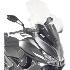 GIVI Parts Givi Windscreen for Kymco Xciting 400, color Clear, dim. HxW 85 x 63 cm, 28 cm higher than oe, fits oe headlight fairing | D6104ST | givi_D6104ST | euronetbike-net