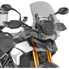 GIVI Parts Givi Windscreen for Triumph Tiger 900 smoked, dim. HxW 49 x 48,5 cm, 2,5 cm higher than oe, fits oe headlight fairing | D6415S | givi_D6415S | euronetbike-net