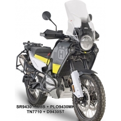 GIVI Parts Givi Windscreen for Husqvarna Norden 901, color Clear, dim. HxW 54 x 43 cm, 28,5 cm higher than oe, fits oe headlight fairing | D9430ST | givi_D9430ST | euronetbike-net
