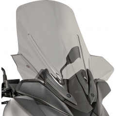 GIVI Parts Givi Windscreen for Yamaha X-Max 125 18-, X-Max 300, X-Max 400 18-, color light smoke, dim. HxW 64,5 x 57,5 cm, 11,5 cm higher than oe, fits oe headlight fairing | D2138S | givi_D2138S | euronetbike-net