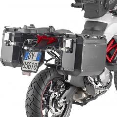 GIVI Parts Givi PLOR7412CAM Specific Pannier Holder for Monokey Cam-Side Trekker Outback Side Cases for Ducati Multistrada 950 19-, Multistrada 1260 Enduro | PLOR7412CAM | givi_PLOR7412CAM | euronetbike-net
