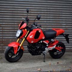 Pyramid Plastics Pyramid Seat Cowl | Queen Bee Yellow & Gloss Black | Honda MSX 125 2021>Current | 11540H | pyr_11540H | euronetbike-net