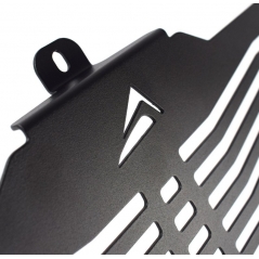 Pyramid Plastics Pyramid Radiator Guard | Matte Black | Moto Guzzi Stelvio 2023>Current | 528100M | pyr_528100M | euronetbike-net